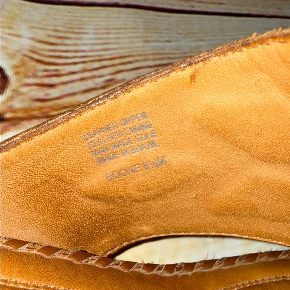 Nurture by Lamaze Brown and Yellow Sandals 2 1/4” heel size 8 1/2 - Picture 14 of 14
